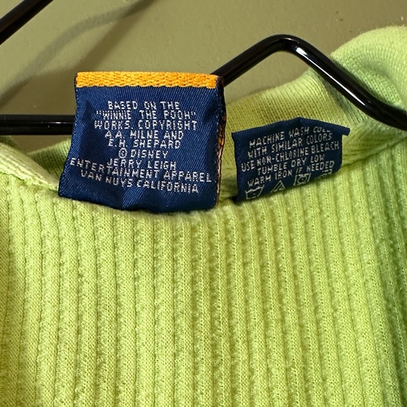 Disney Winnie the Pooh green collared tank - Picture 3 of 8